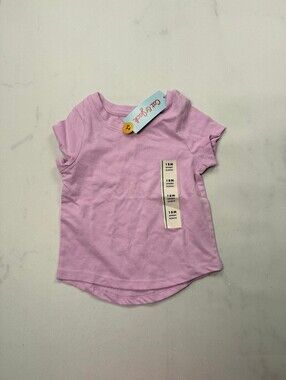 Cat & Jack Pink T Shirt Modern Feminine - Girls 18M